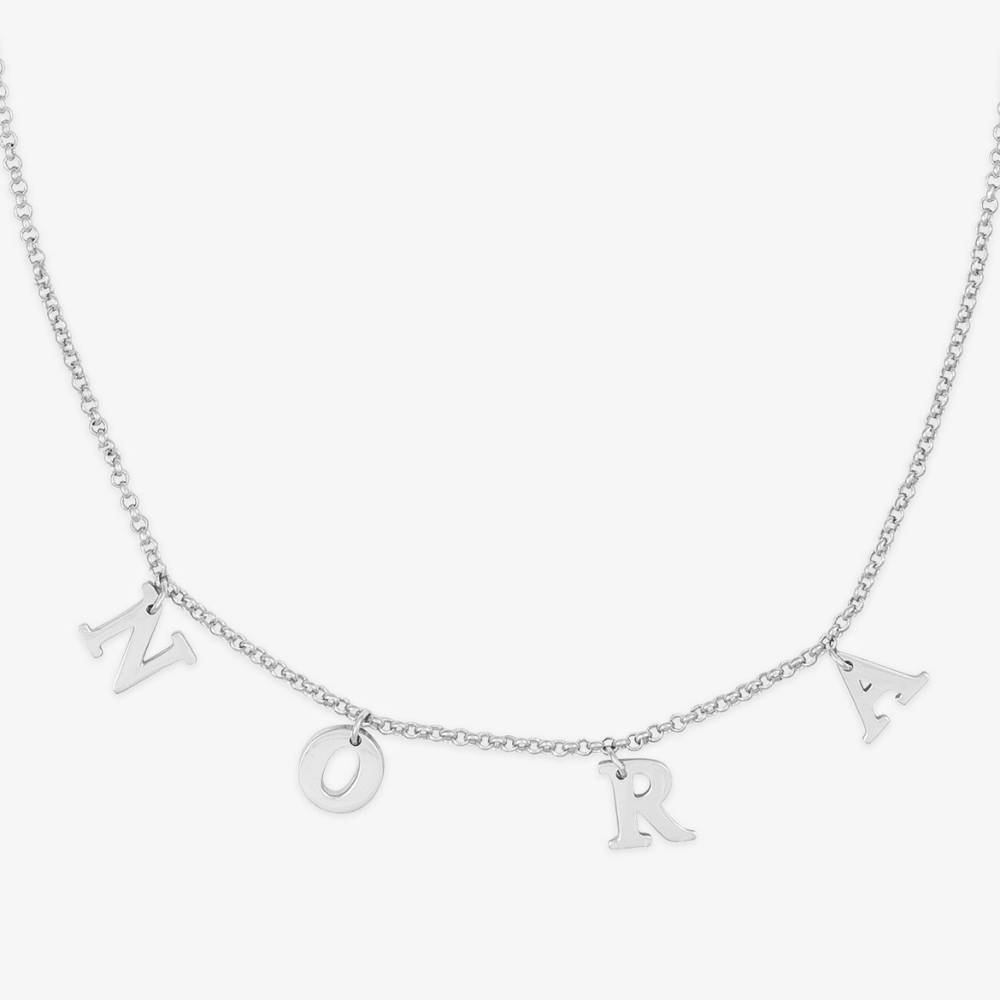 Dainty Letter Choker Necklace - Herzschmuck