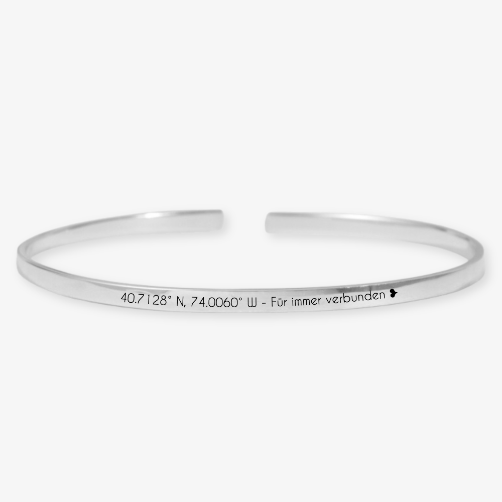 Luxurious Dual-Sided Engraved Bracelet - Herzschmuck