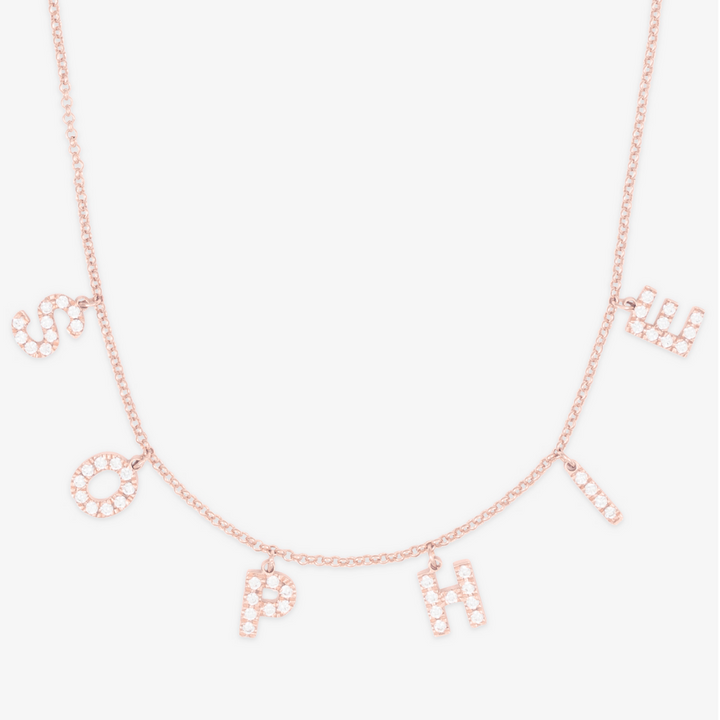 Lustrous Letter Luxe Necklace - Herzschmuck