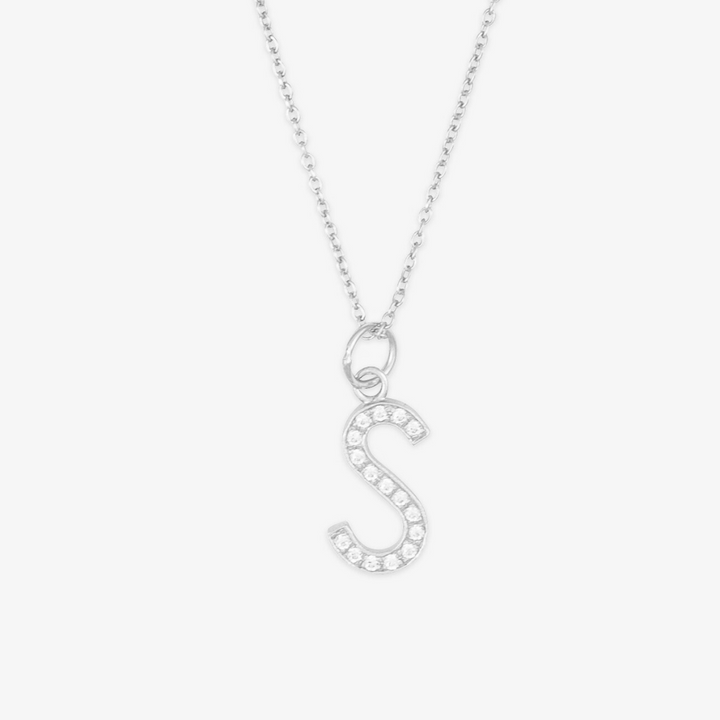 Grand Zirconia Initial Necklace - Herzschmuck