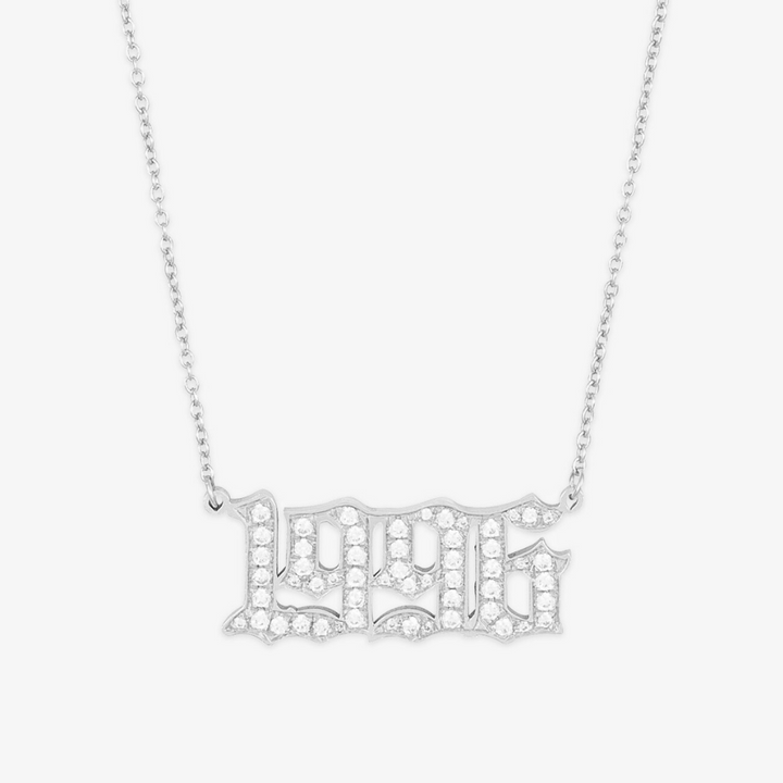 Luxurious Birth Year Necklace - Herzschmuck