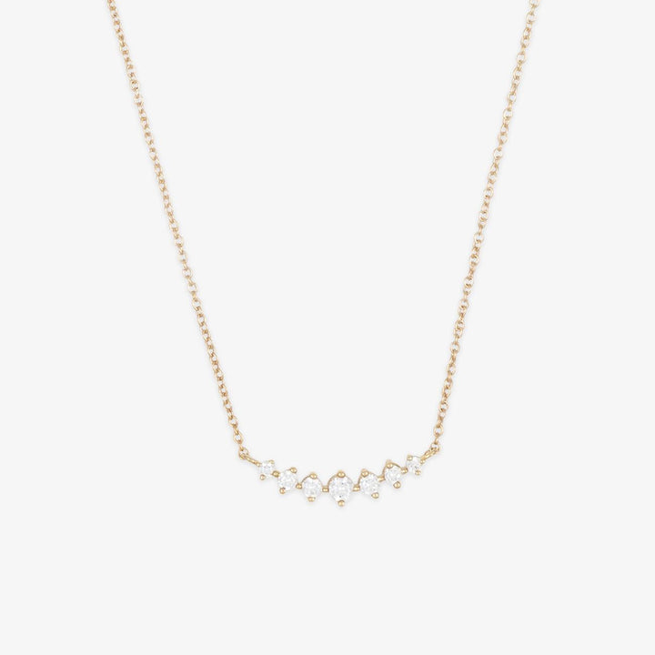 Elegant 18K Gold Diamond Necklace | 0.19ct SI H-I Diamonds