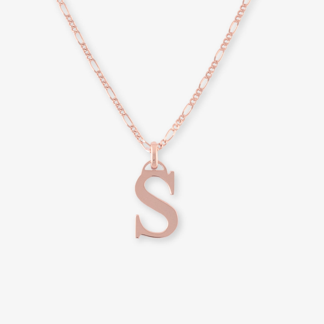 Figaro Letter Ketting in 925 Sterling Zilver