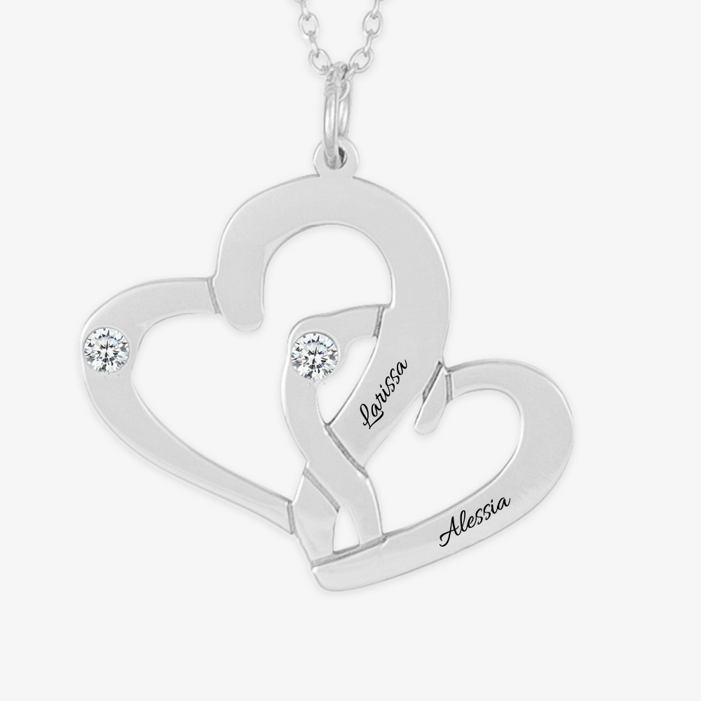 Double Heart Necklace - Herzschmuck