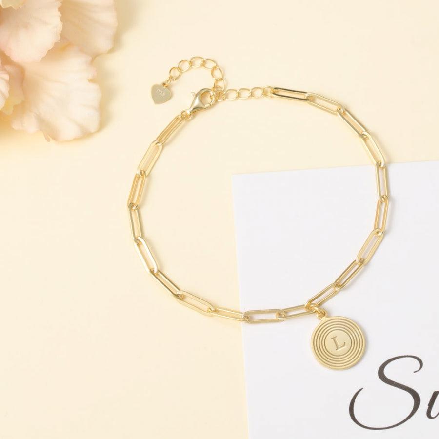 Letters Engraving Bracelet - Herzschmuck