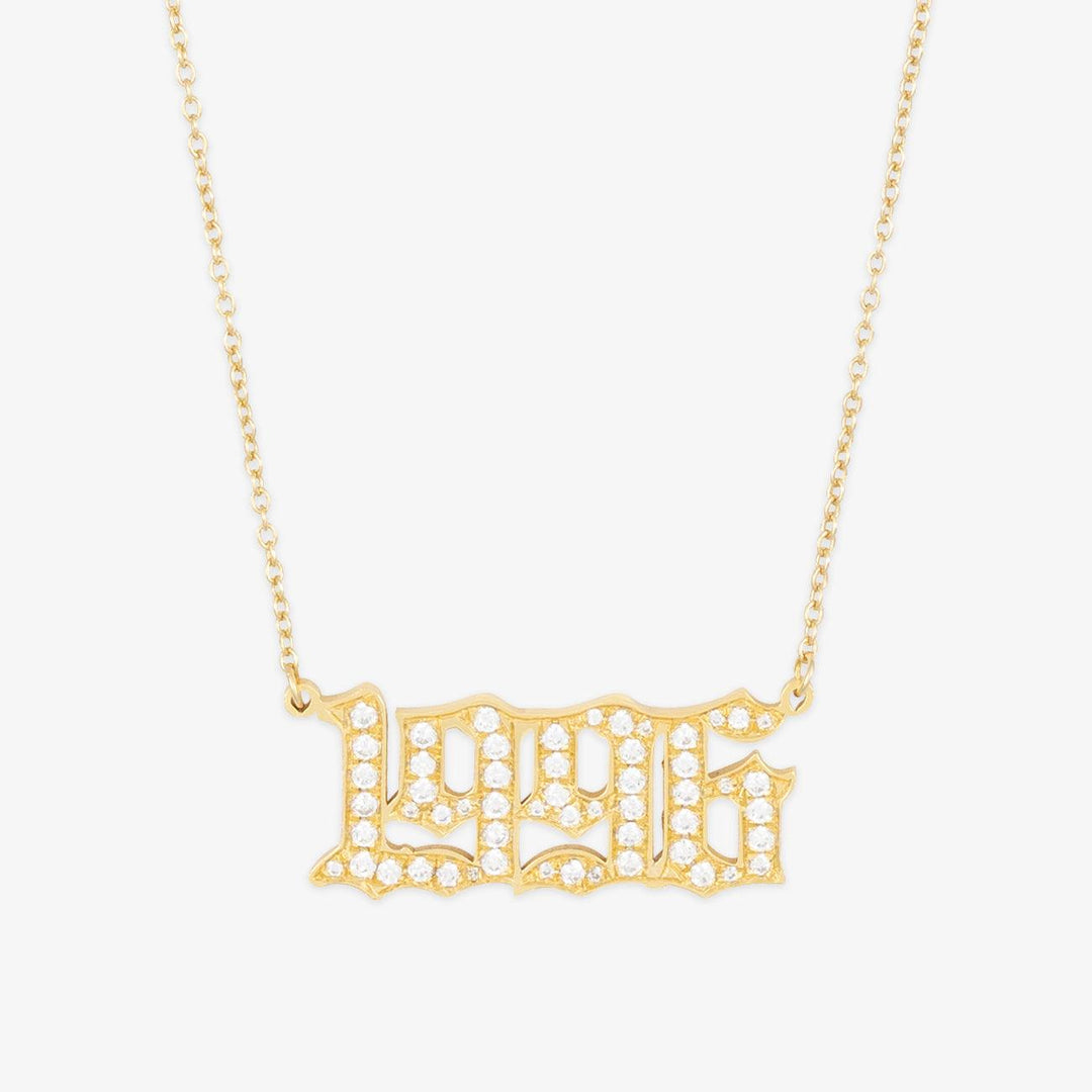 Luxurious Birth Year Necklace - Herzschmuck